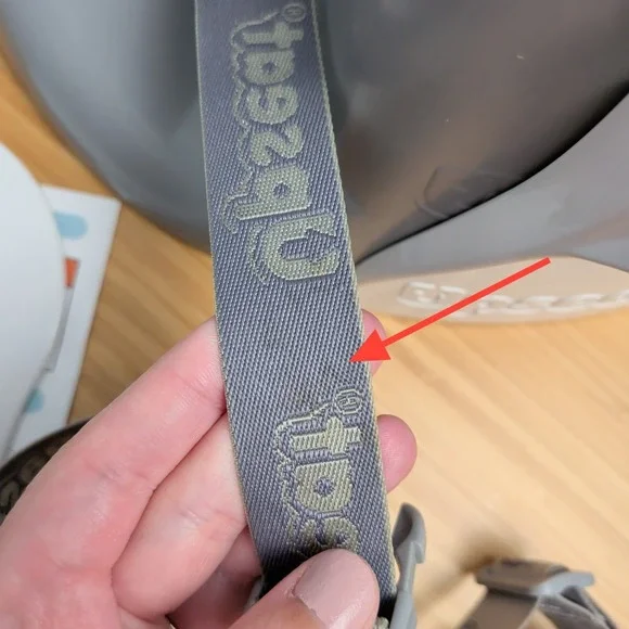 Upseat Baby Floor Seat Booster Chair for Sitting up with Removable Tray Gray - Picture 5 of 7